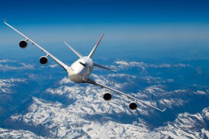 Avion in vis